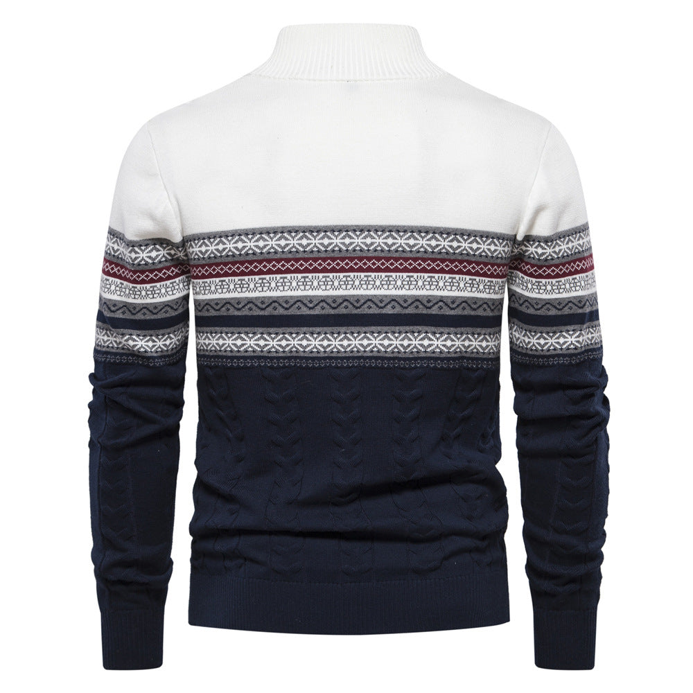 Avora Lyon | Pull Nordic Heritage à Demi-Zip