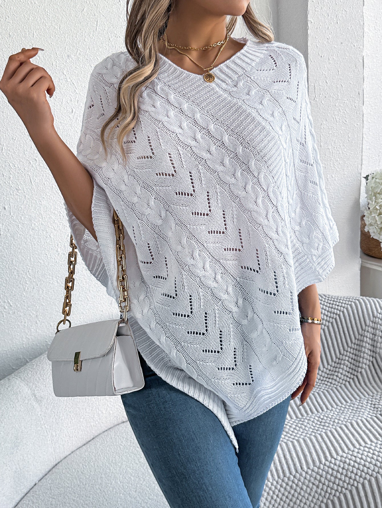 Avora Lyon | Manteau en tricot torsadé