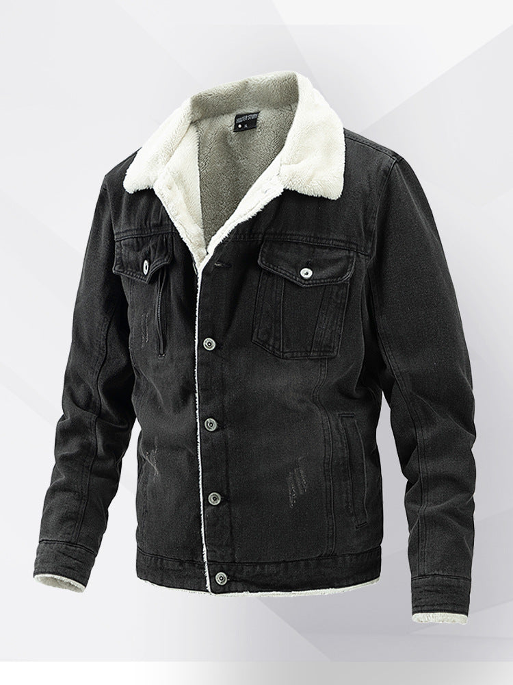 Avora Lyon | Veste en jean doublée en polaire pour homme