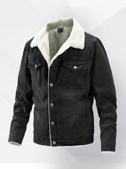 Avora Lyon | Veste en jean doublée en polaire pour homme