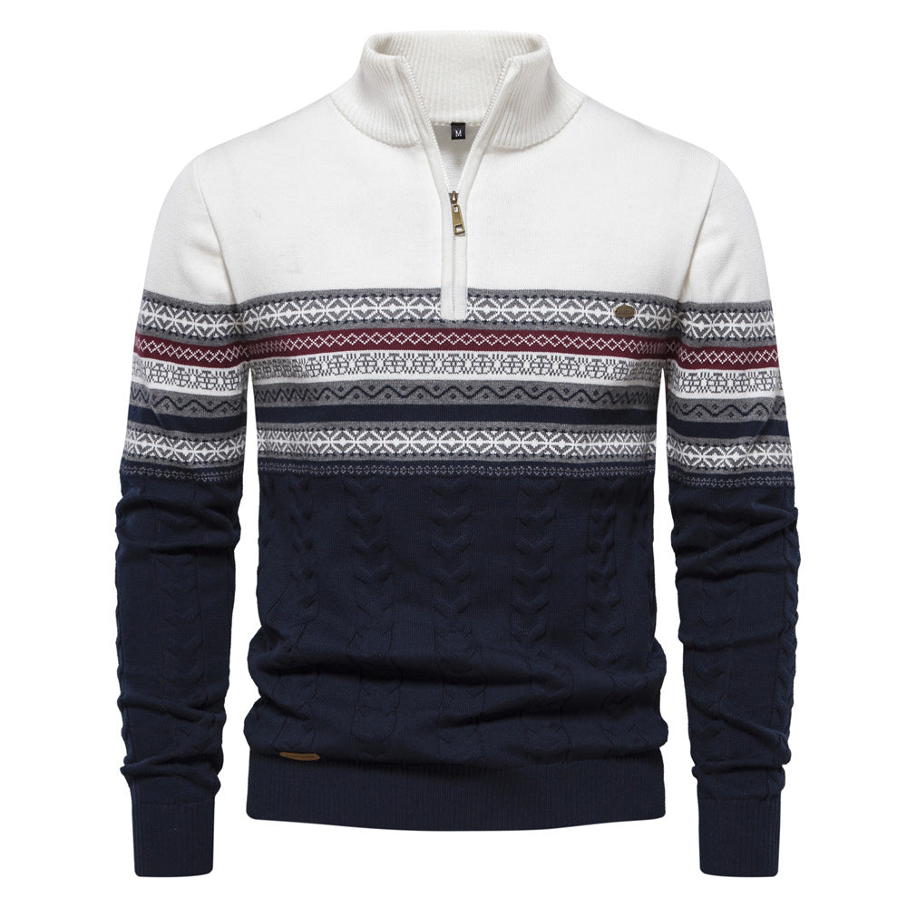 Avora Lyon | Pull Nordic Heritage à Demi-Zip