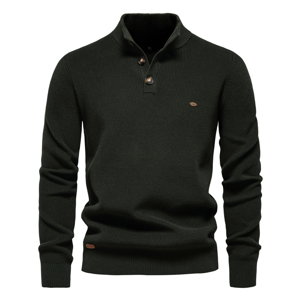 Avora Lyon | Avora Lyon | Pull homme décontracté et tendance à manches longues avec fermeture à bouton