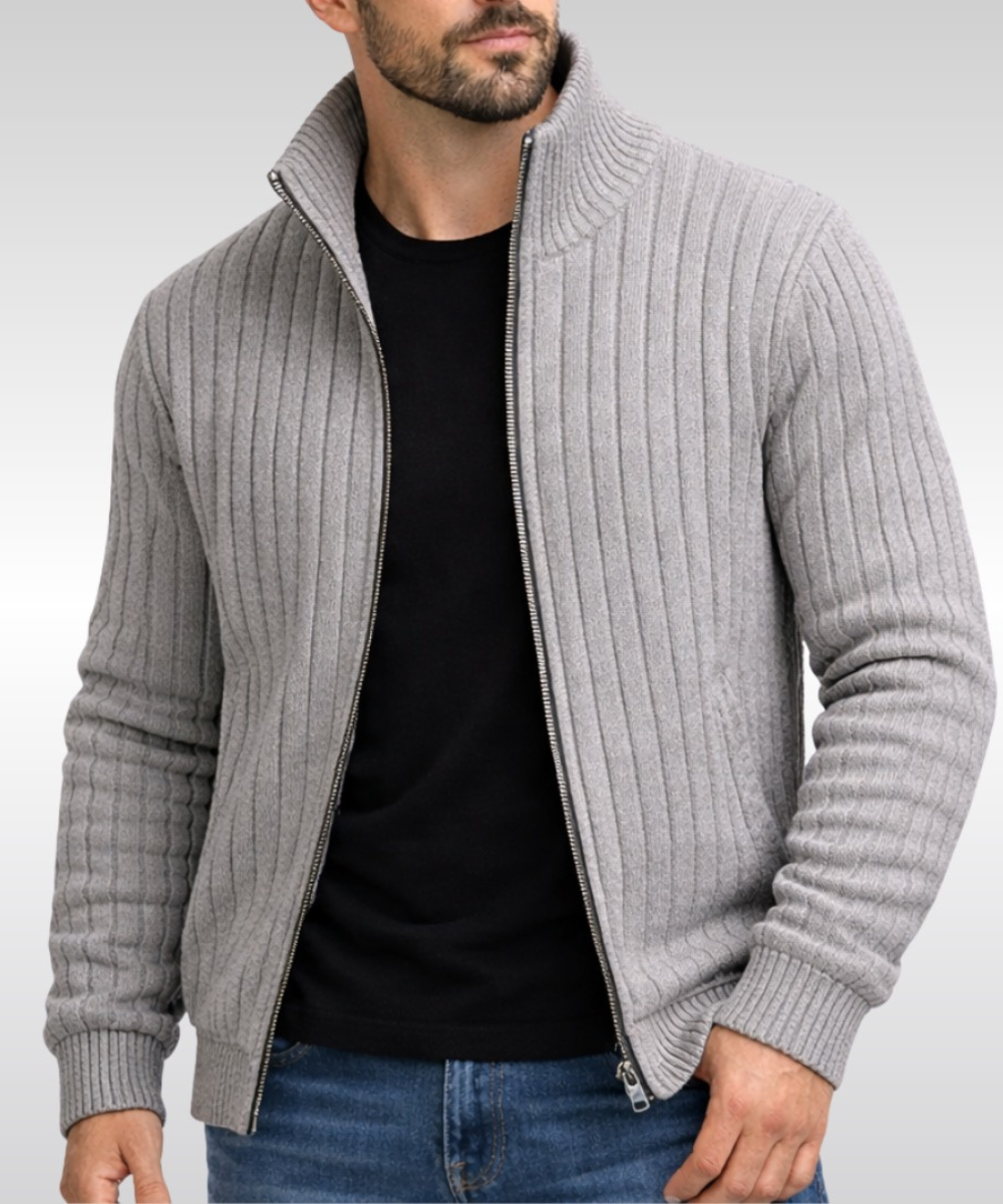Avora Lyon | Gilet Zippé Élégant Classique