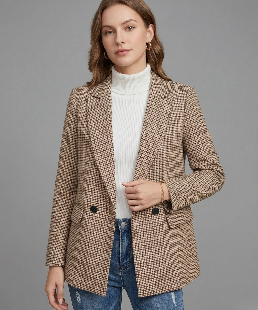 Avora Lyon | Blazer pied-de-poule