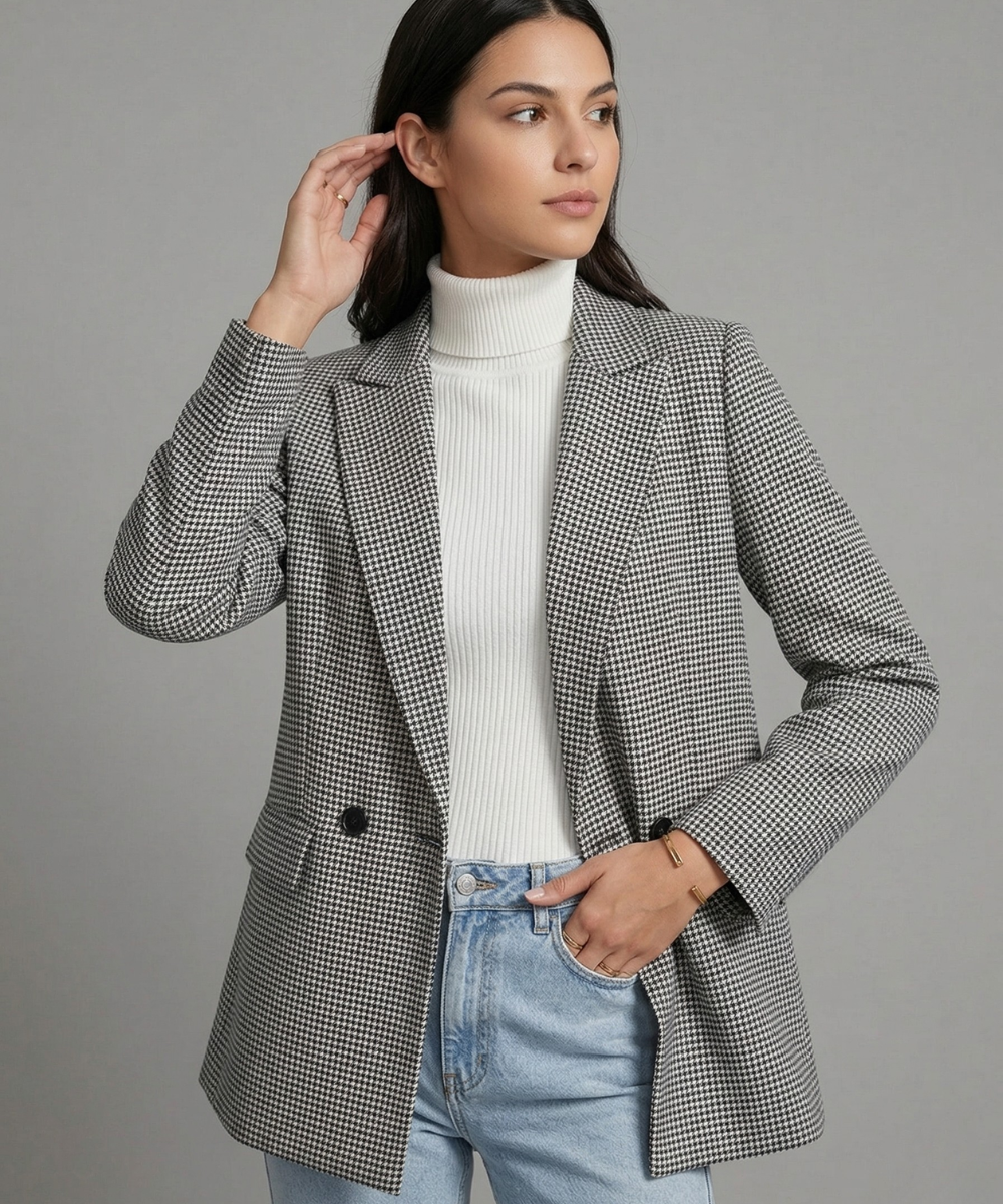 Avora Lyon | Blazer pied-de-poule