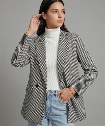 Avora Lyon | Blazer pied-de-poule