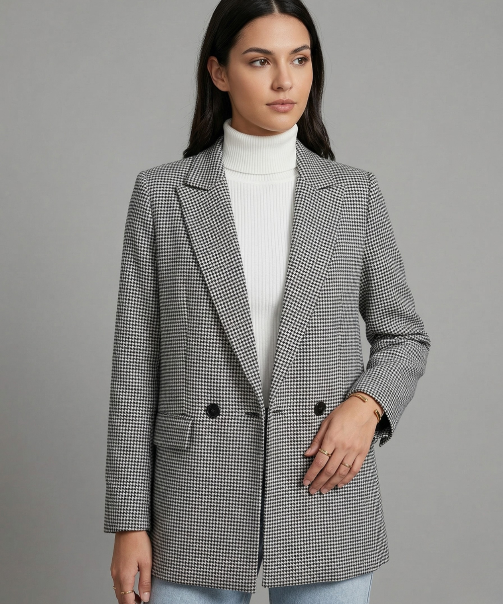 Avora Lyon | Blazer pied-de-poule