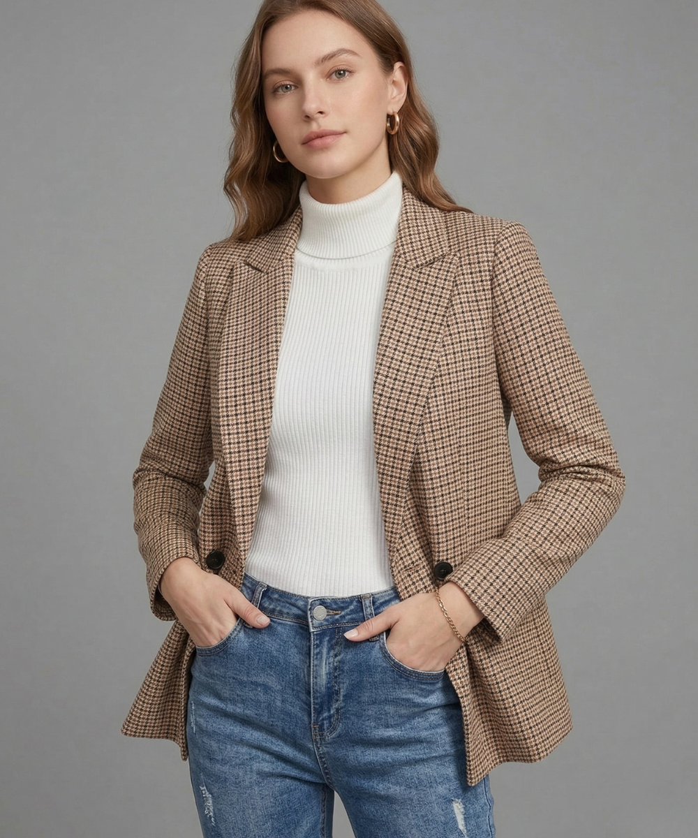 Avora Lyon | Blazer pied-de-poule