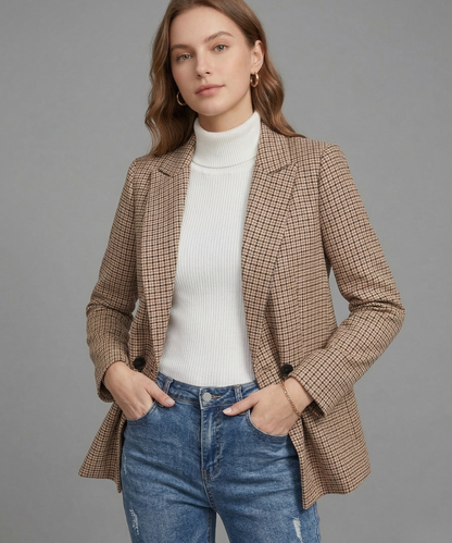 Avora Lyon | Blazer pied-de-poule