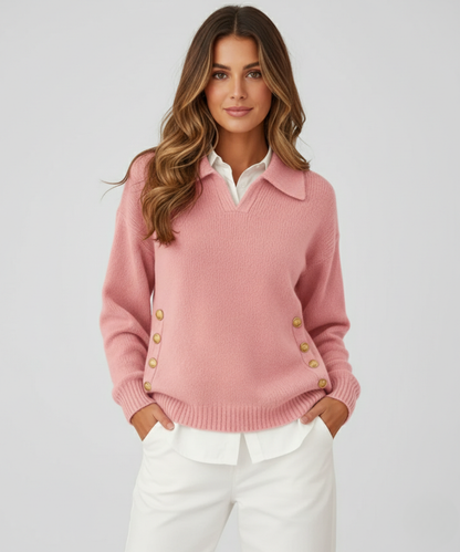 Avora Lyon | Pull décontracté ample à revers