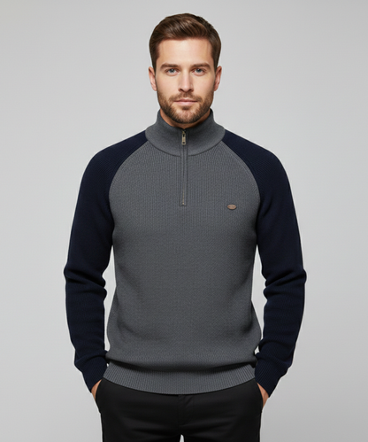 Avora Lyon | Pull homme décontracté et tendance à manches longues avec demi-zip