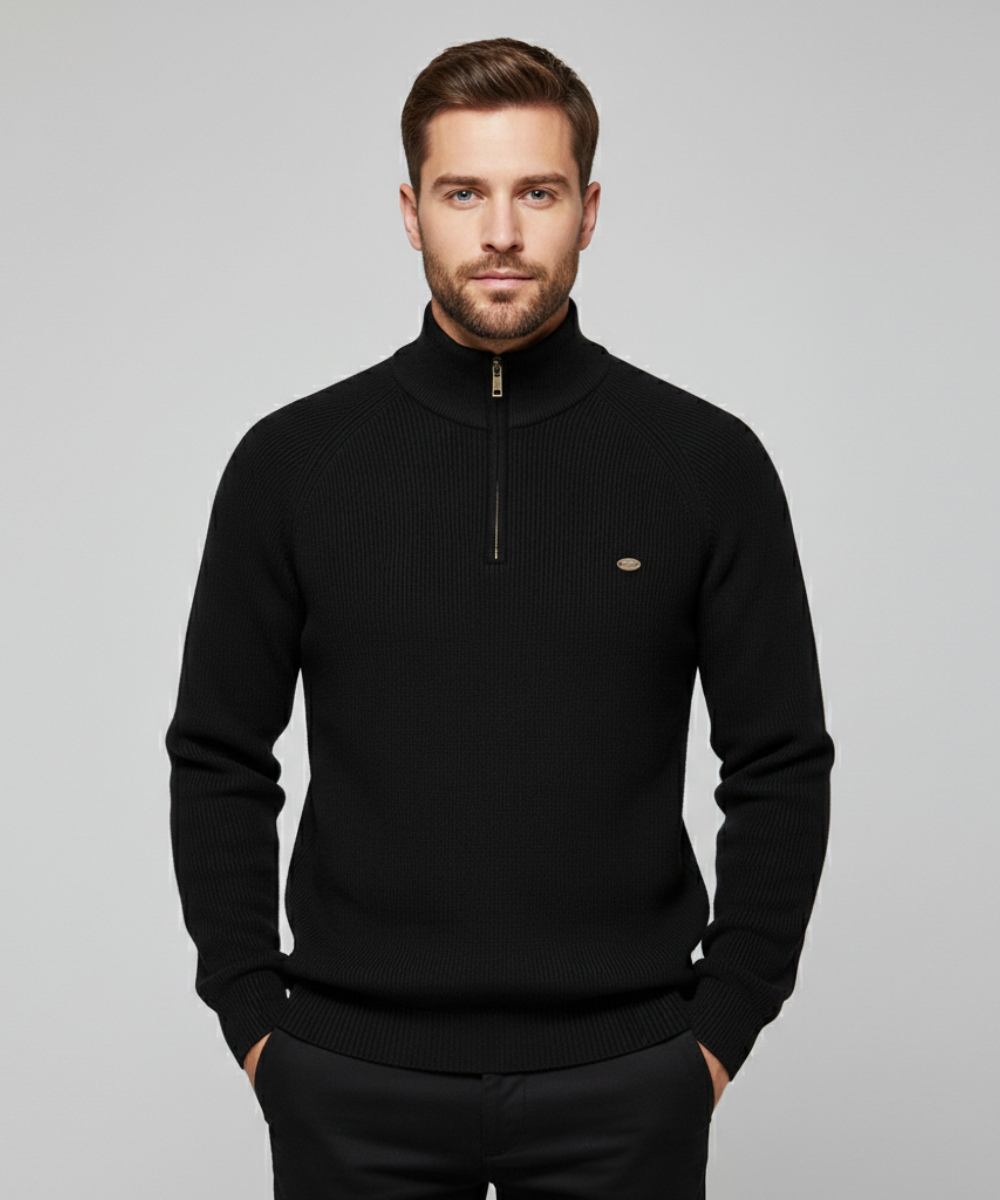 Avora Lyon | Pull homme décontracté et tendance à manches longues avec demi-zip