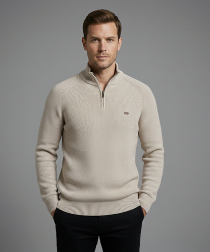 Avora Lyon | Pull homme décontracté et tendance à manches longues avec demi-zip