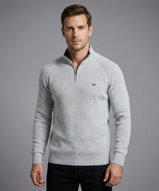 Avora Lyon | Pull homme décontracté et tendance à manches longues avec demi-zip