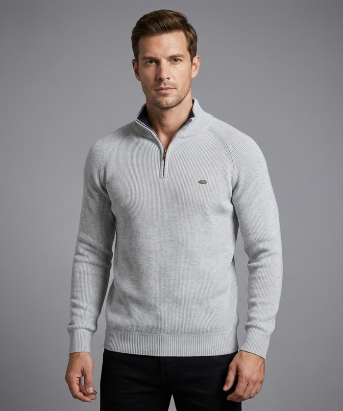Avora Lyon | Pull homme décontracté et tendance à manches longues avec demi-zip