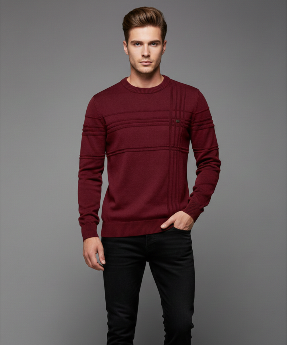 Avora Lyon | Pull homme à col rond