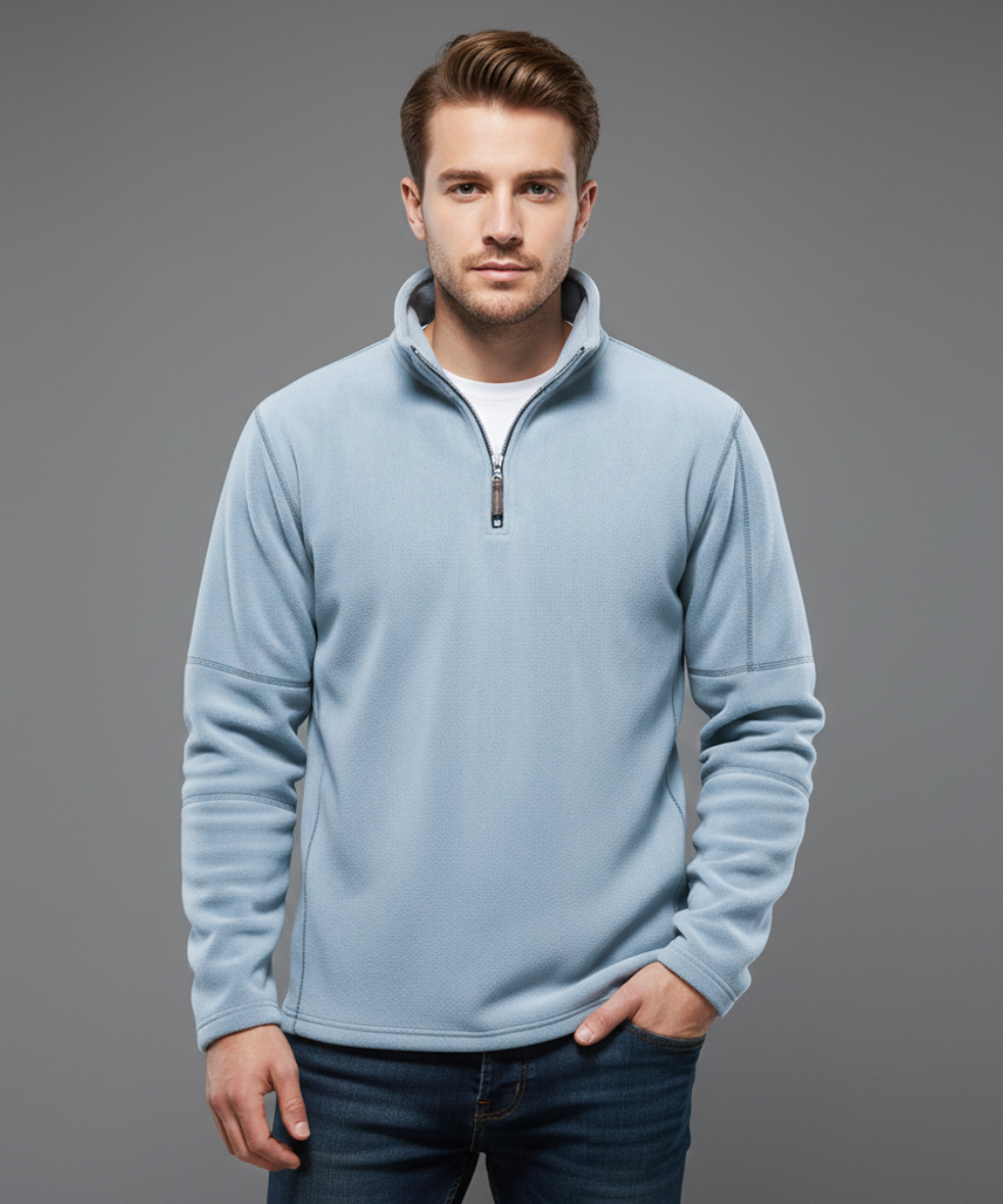 Avora Lyon | Sweat-shirt homme à col montant et demi-zip