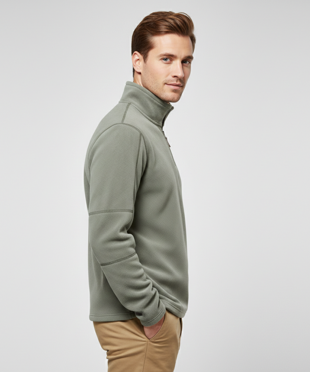 Avora Lyon | Sweat-shirt homme à col montant et demi-zip