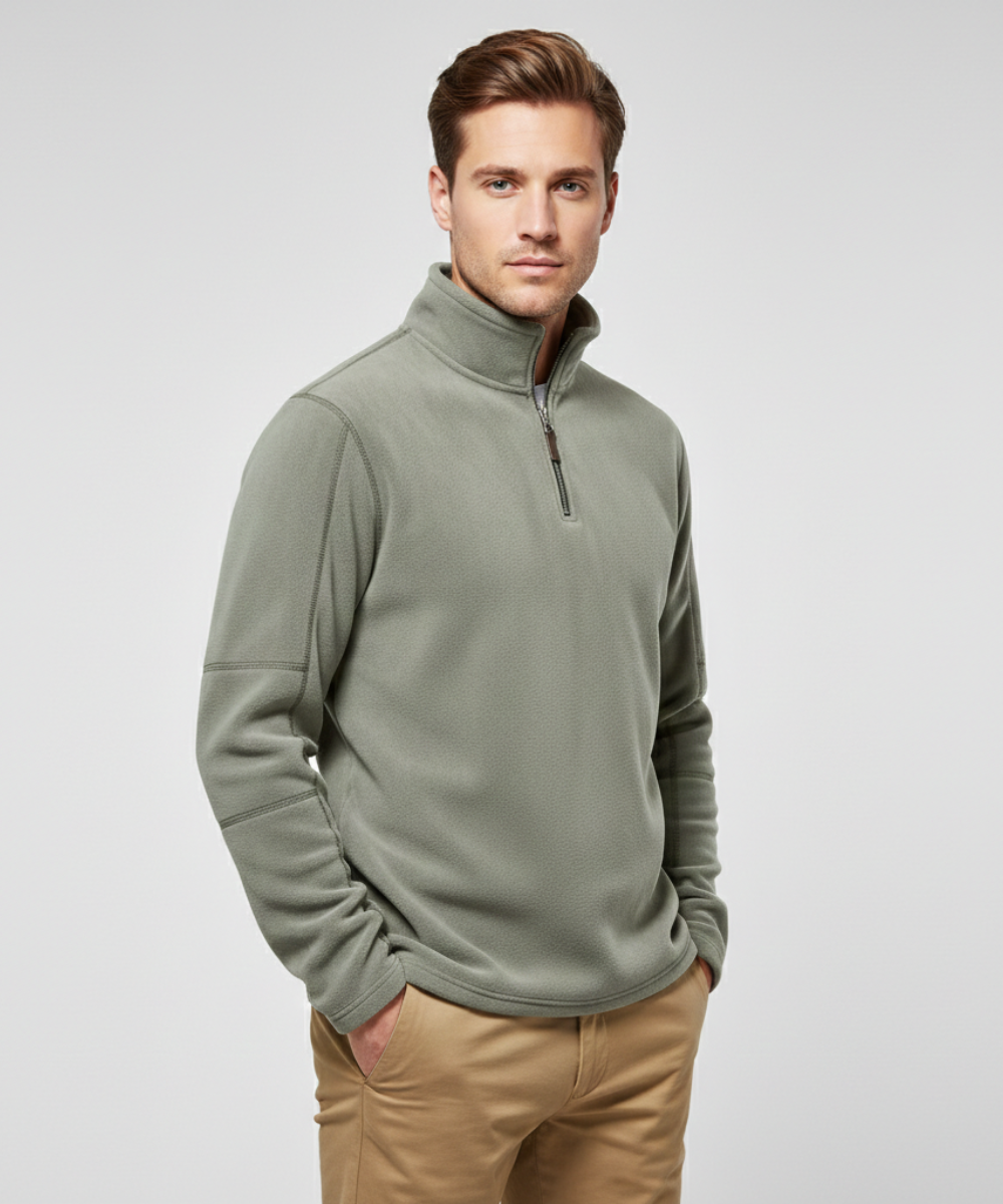 Avora Lyon | Sweat-shirt homme à col montant et demi-zip