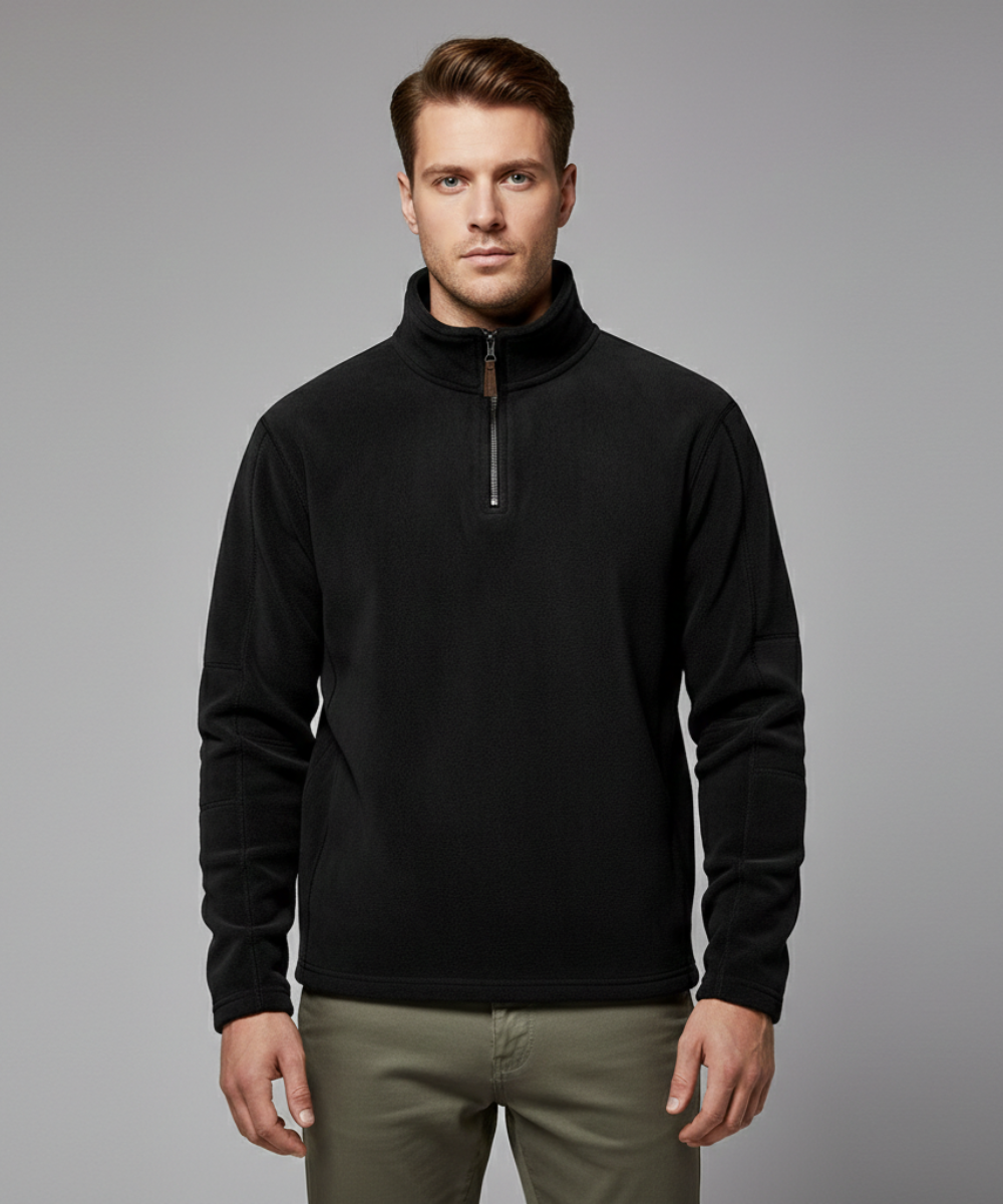 Avora Lyon | Sweat-shirt homme à col montant et demi-zip