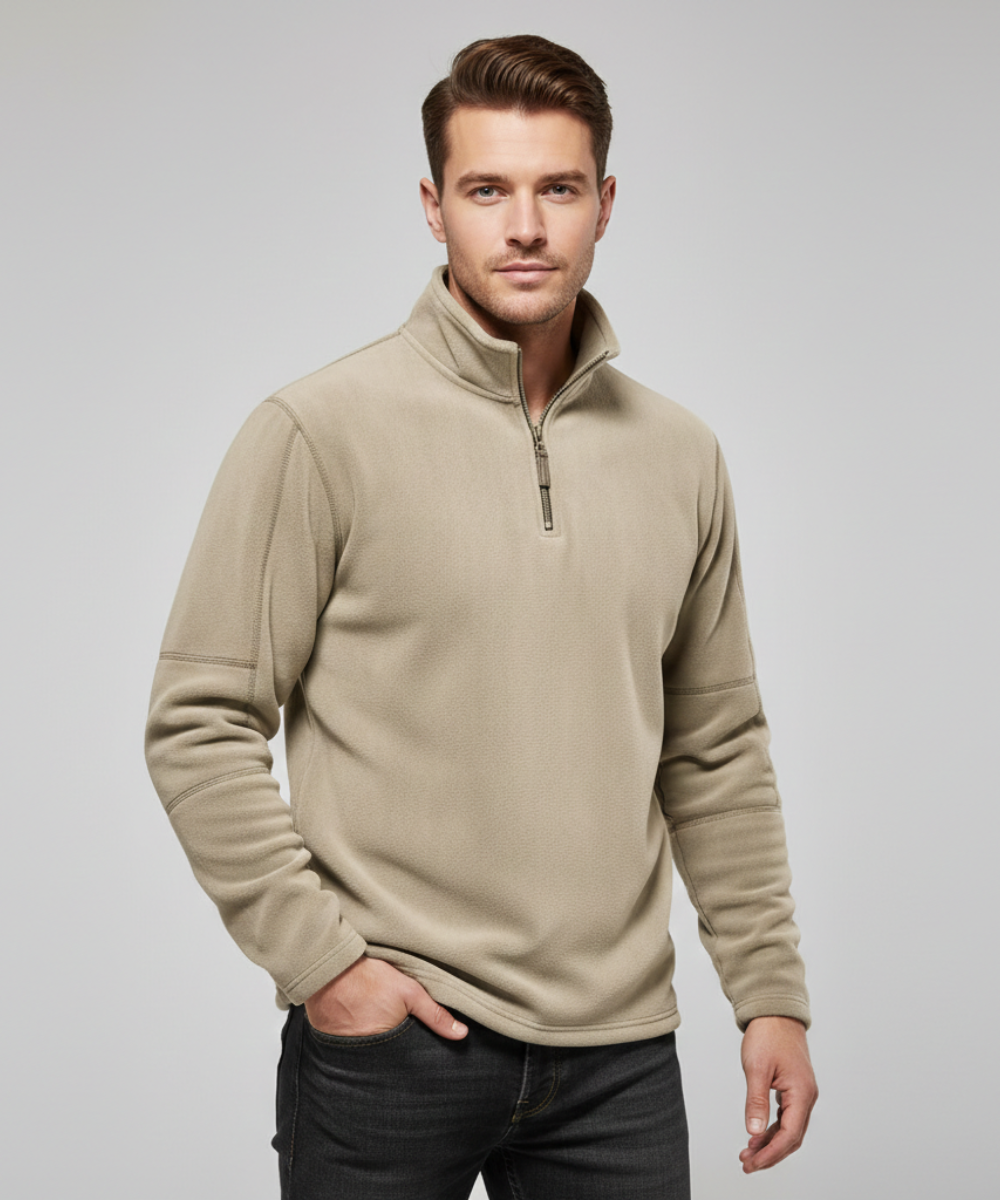 Avora Lyon | Sweat-shirt homme à col montant et demi-zip