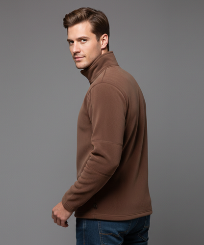 Avora Lyon | Sweat-shirt homme à col montant et demi-zip