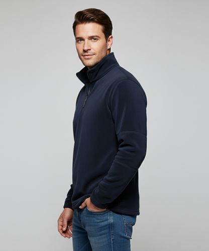 Avora Lyon | Sweat-shirt homme à col montant et demi-zip