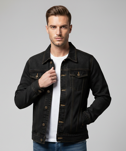 Avora Lyon | Veste en jean homme coupe slim décontractée