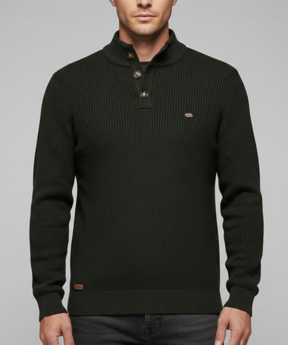 Avora Lyon | Avora Lyon | Pull homme décontracté et tendance à manches longues avec fermeture à bouton
