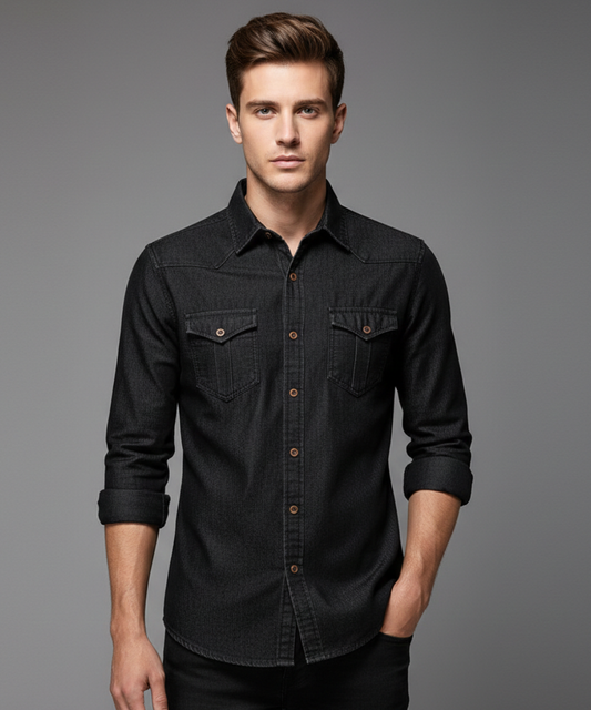 Avora Lyon | Chemisier en jean pour homme