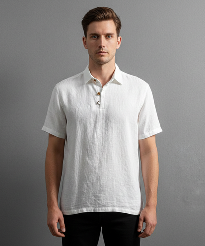 Avora Lyon | Polo en lin pour homme