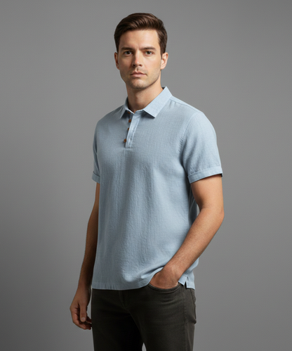 Avora Lyon | Polo en lin pour homme