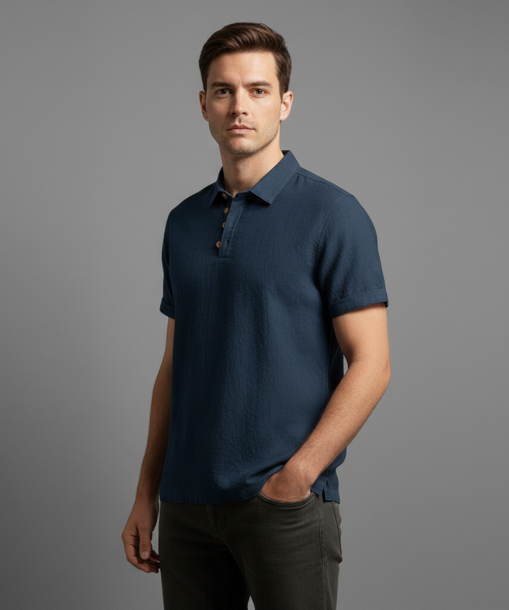 Avora Lyon | Polo en lin pour homme