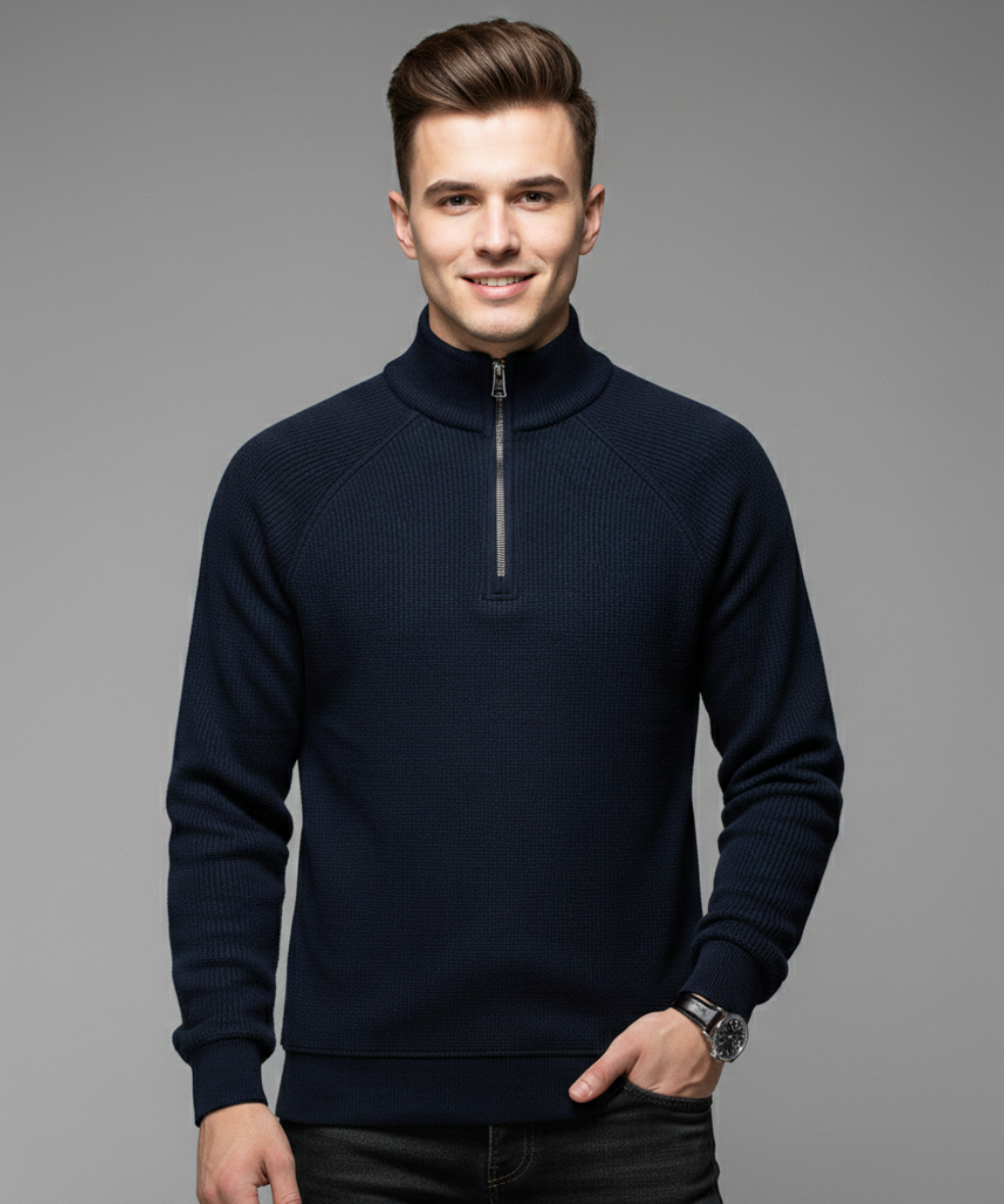 Avora Lyon | Pull zippé doublé polaire pour homme