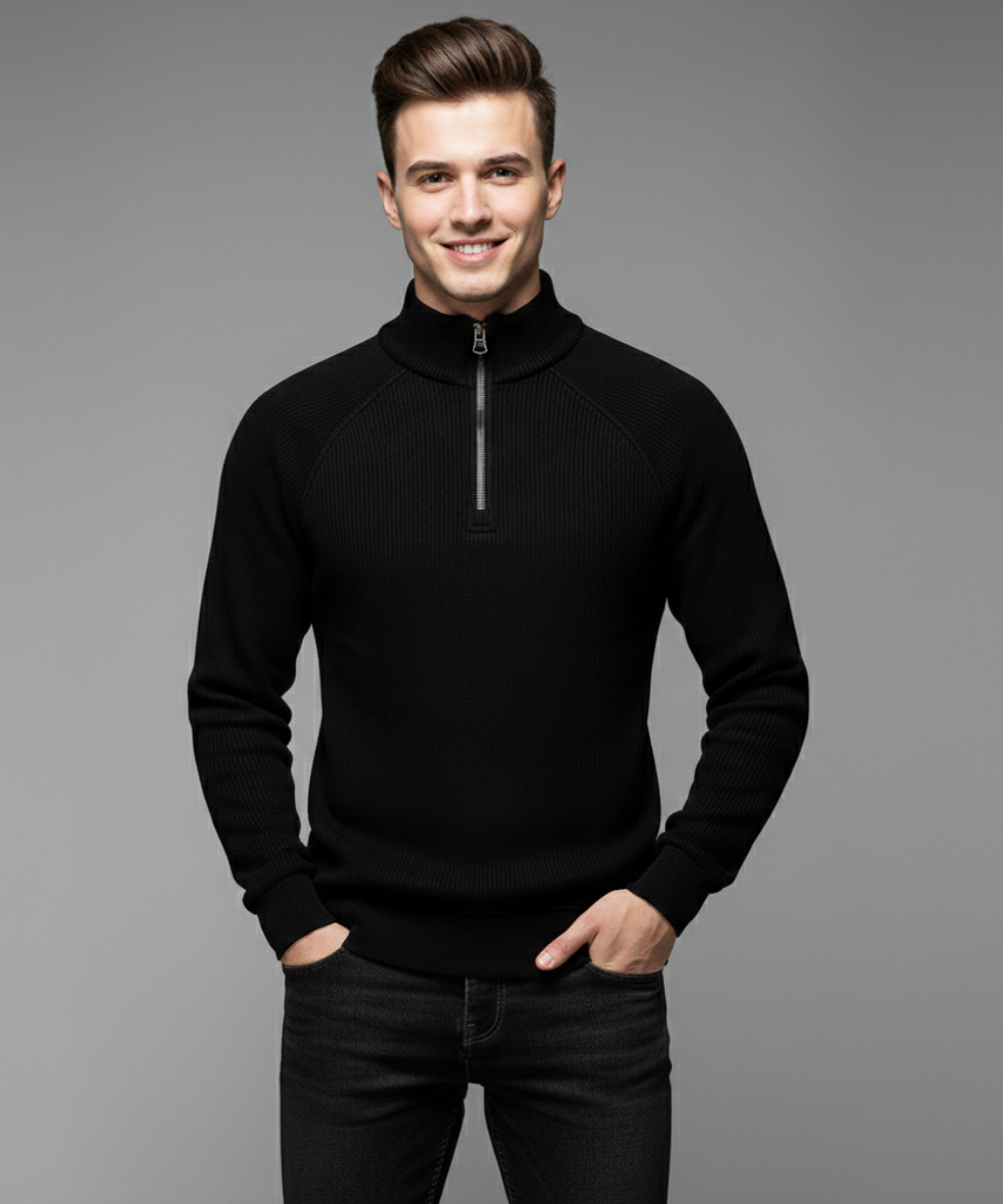 Avora Lyon | Pull zippé doublé polaire pour homme