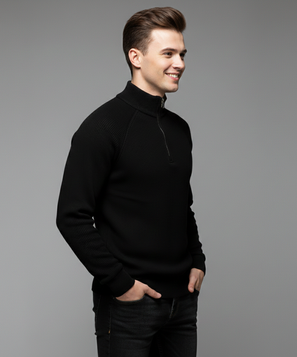 Avora Lyon | Pull zippé doublé polaire pour homme