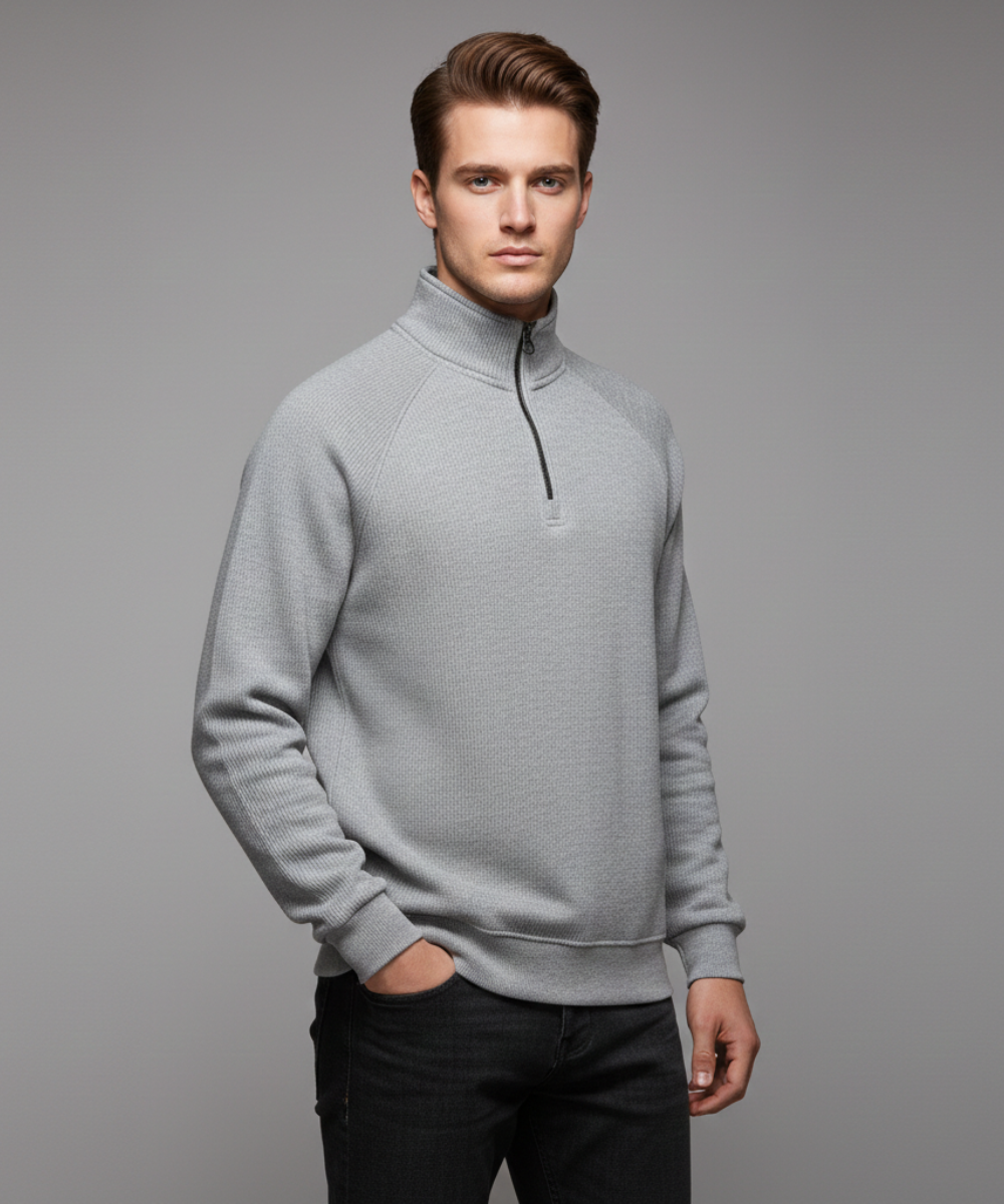 Avora Lyon | Pull zippé doublé polaire pour homme