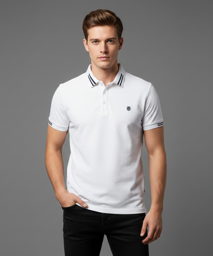 Avora Lyon | Polo moderne à manches courtes pour homme