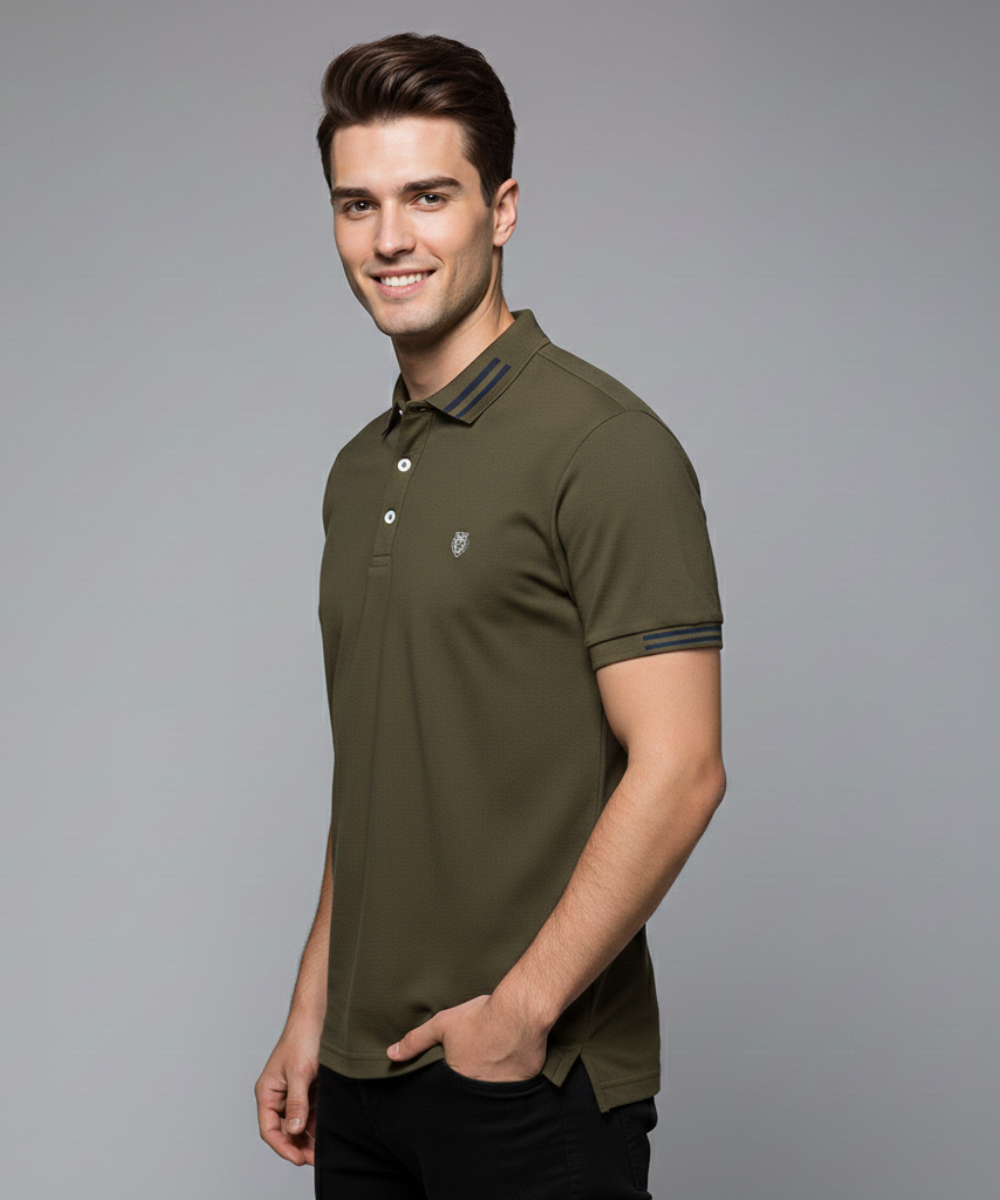 Avora Lyon | Polo moderne à manches courtes pour homme