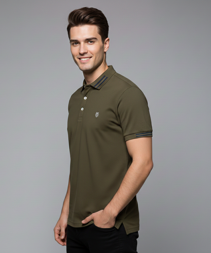 Avora Lyon | Polo moderne à manches courtes pour homme