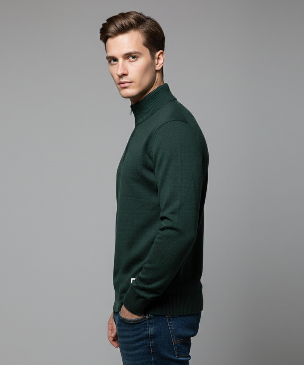 Avora Lyon | Pull zippé basique pour homme