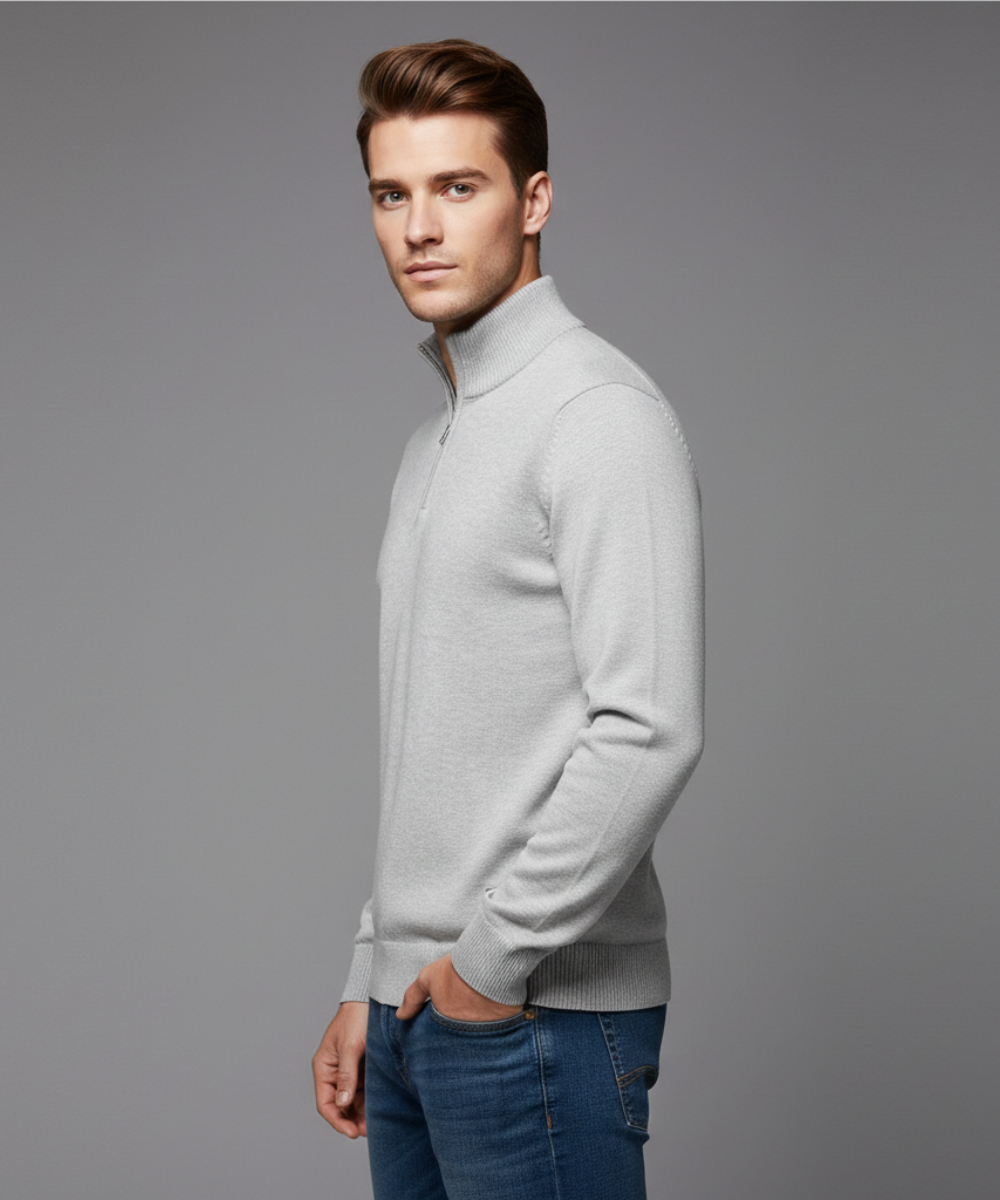 Avora Lyon | Pull zippé basique pour homme