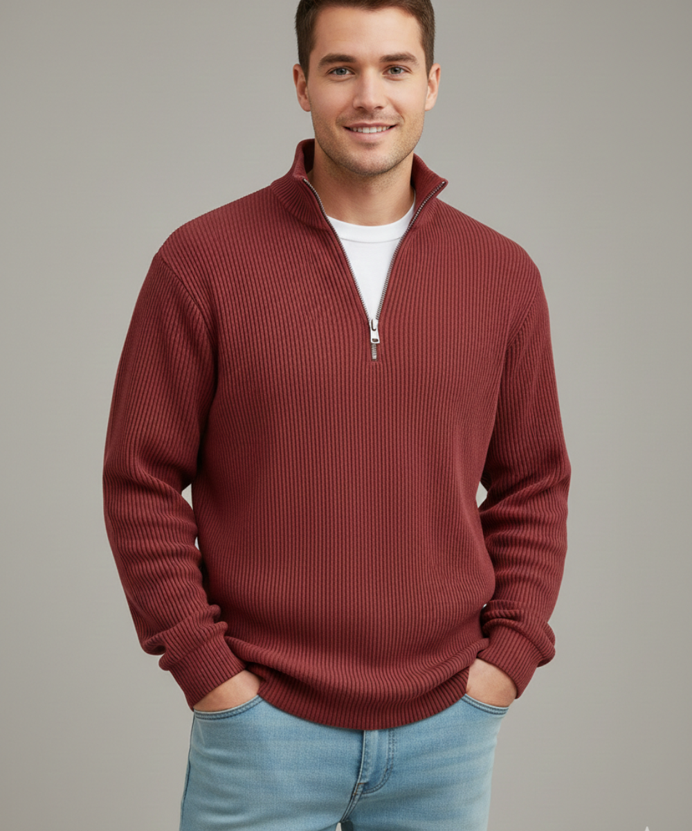 Avora Lyon | Pull zippé élégance confort