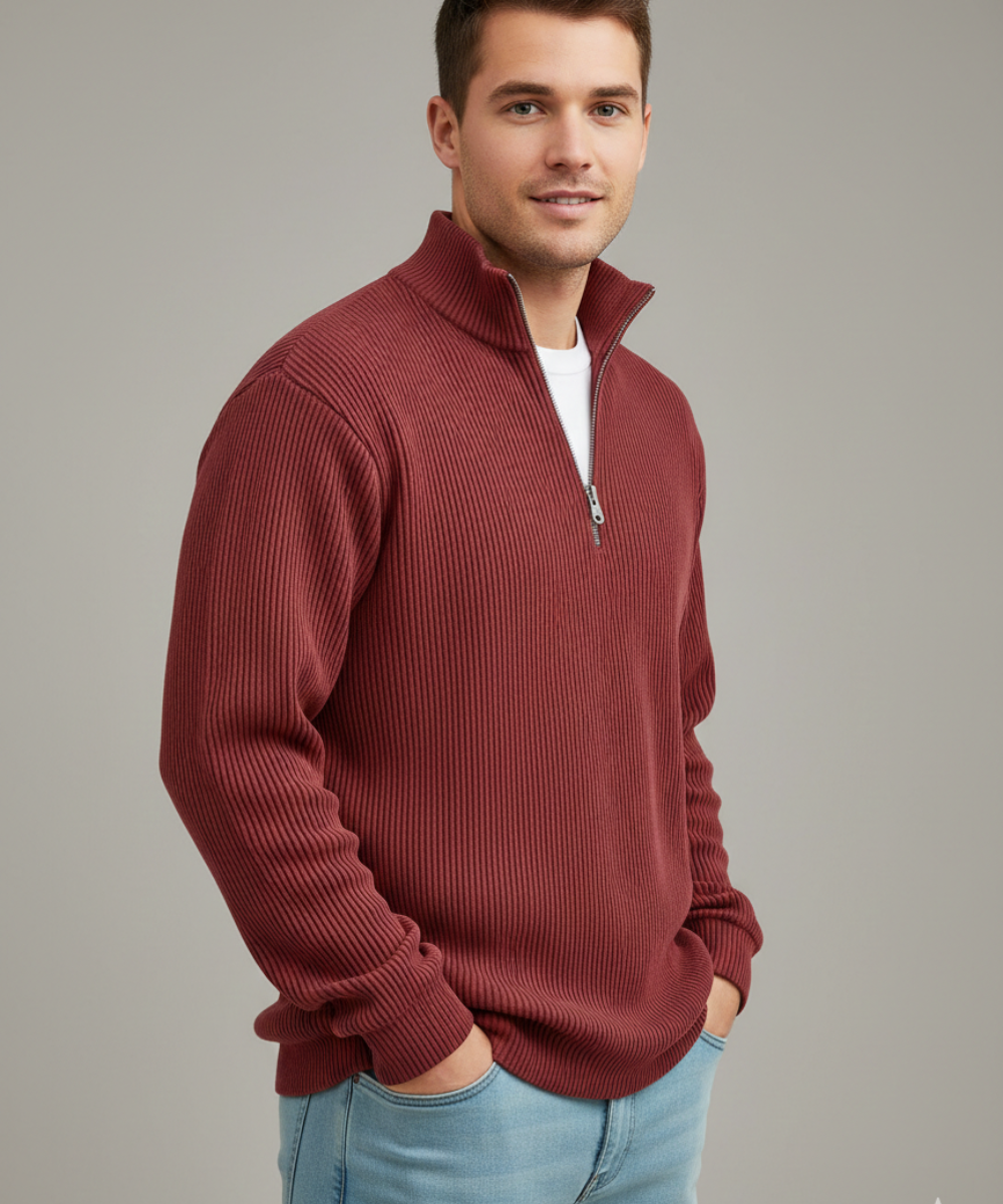 Avora Lyon | Pull zippé élégance confort