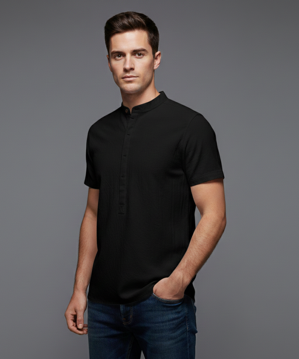 Avora Lyon | Polo décontracté en coton et lin