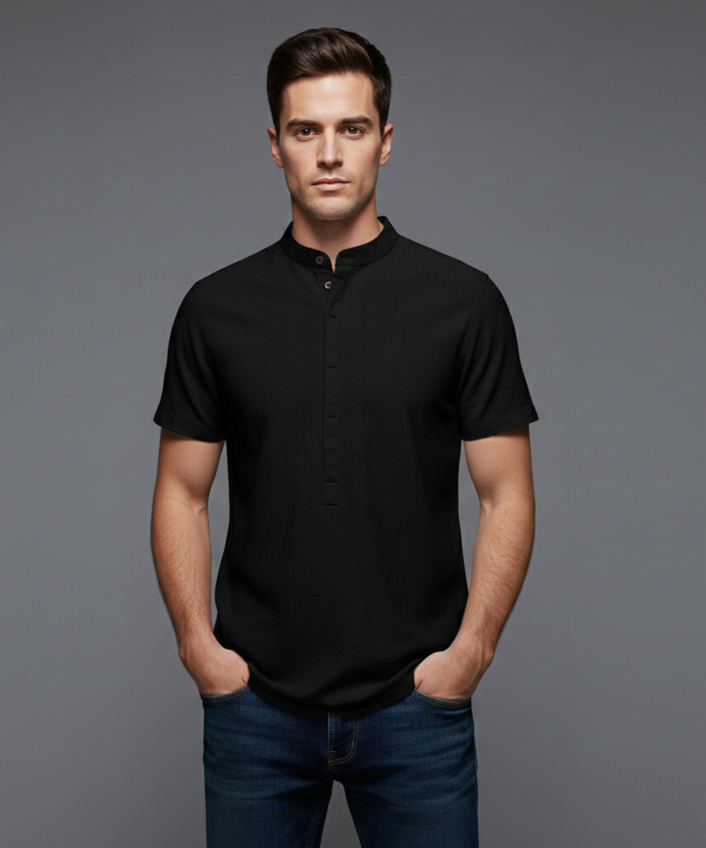 Avora Lyon | Polo décontracté en coton et lin