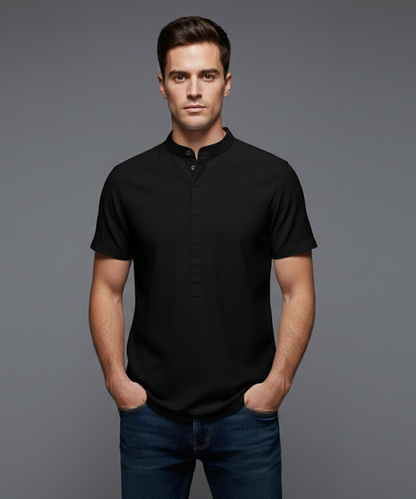 Avora Lyon | Polo décontracté en coton et lin