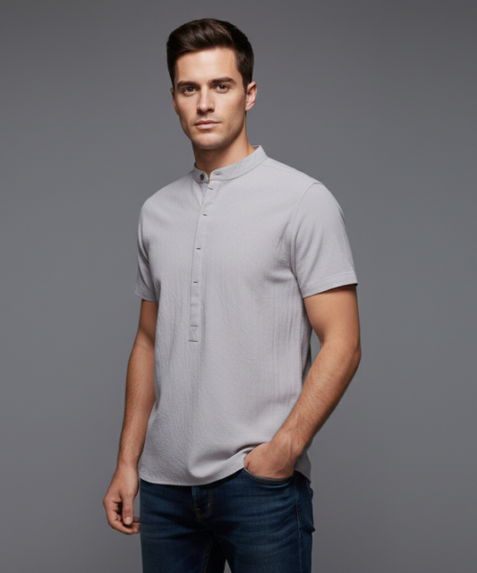 Avora Lyon | Polo décontracté en coton et lin