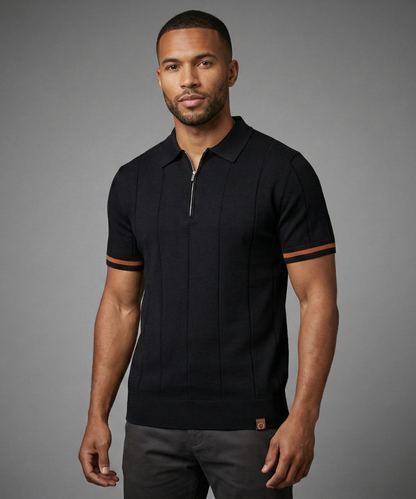 Avora Lyon | Polo homme à demi-zip