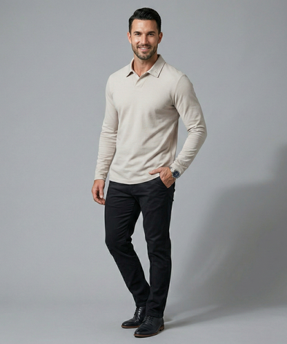 Avora Lyon | Polo homme à manches longues